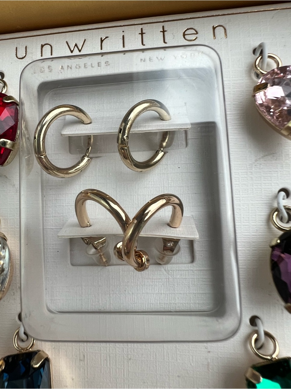 Unwritten Mix & Match Interchangeable Earrings Set - Multi-Color - Picture 3 of 5